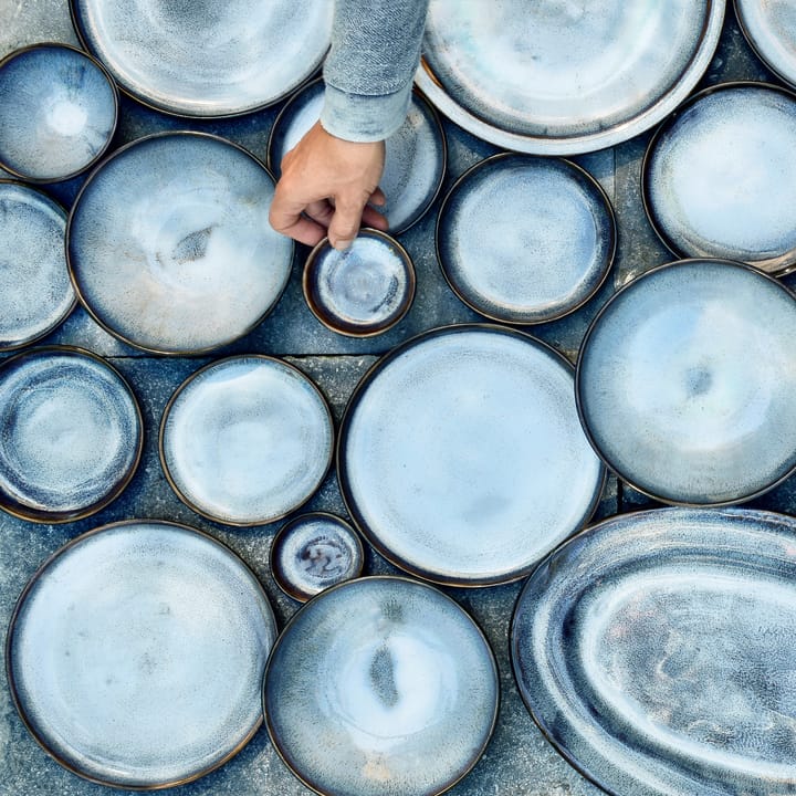 Pure Blue Glazed tallerken til tapas Ø14,5 cm, Blå Serax