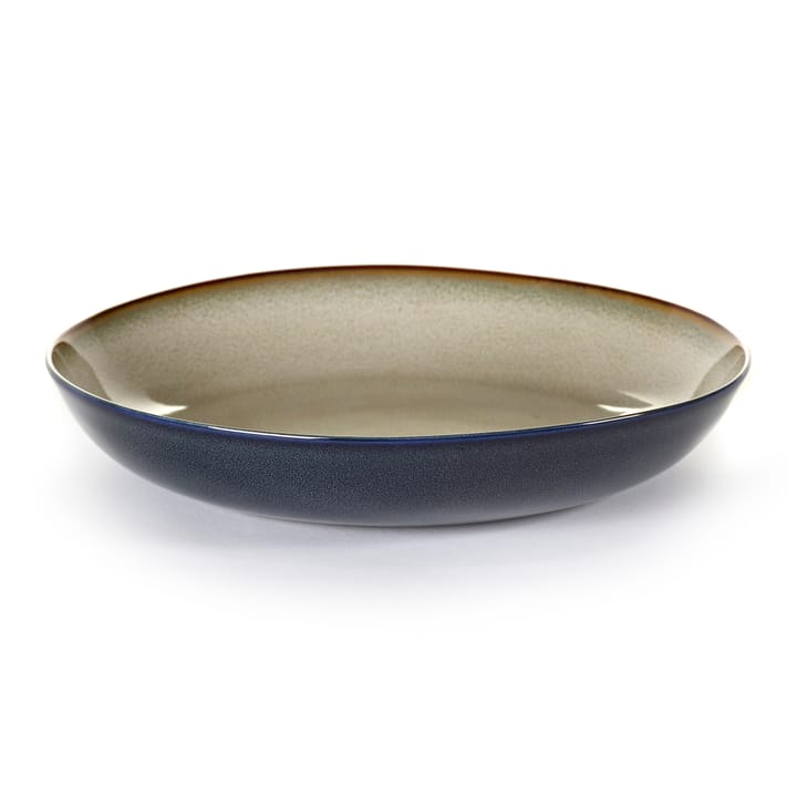 Terres de Rêves pastatallerken 23,5 cm - Misty grey/Dark blue - Serax