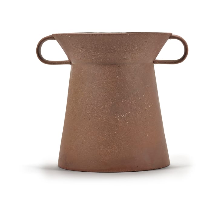 Urban 03 vase L 21 cm, Red-brown Serax