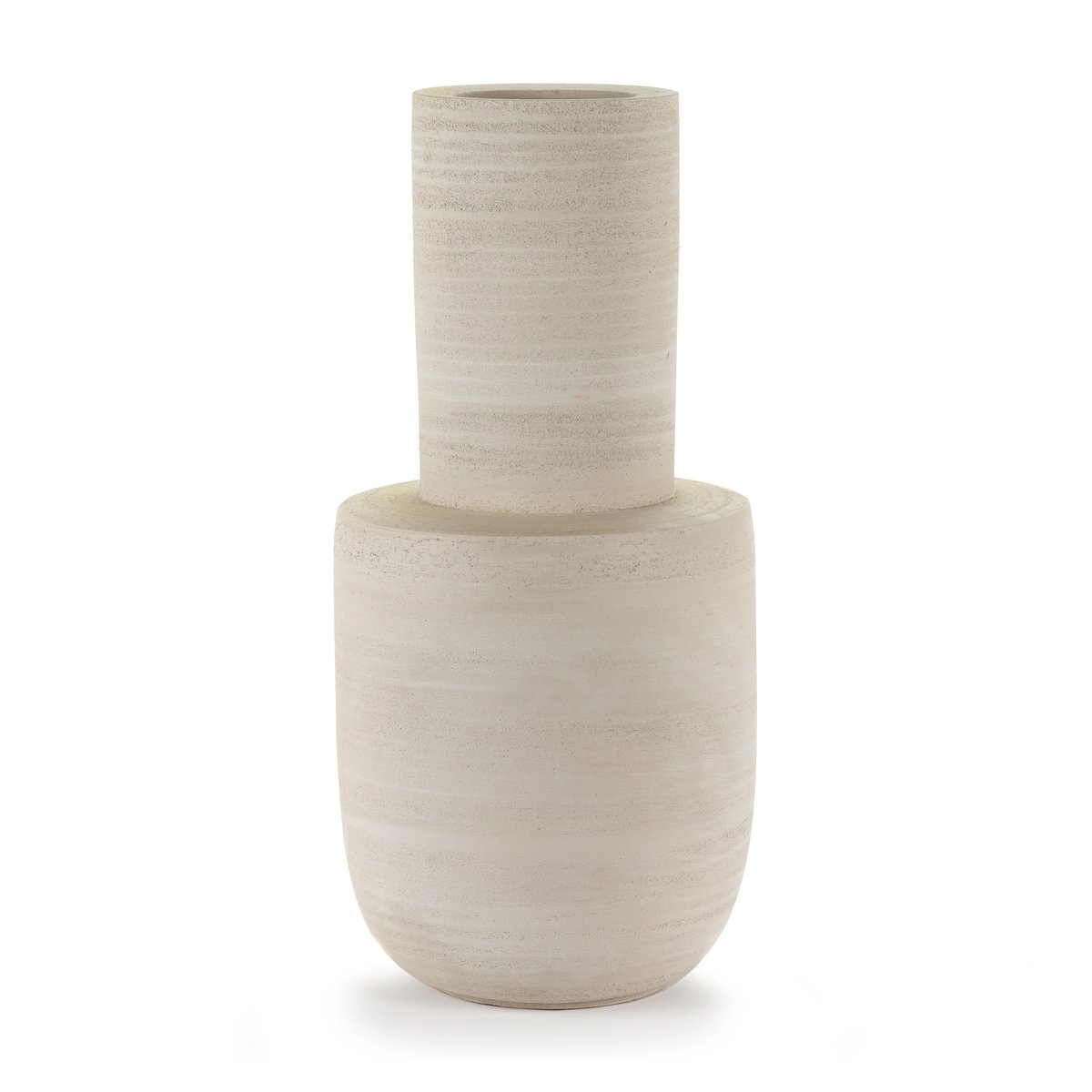 Serax Volumes vase L Ø25 cm Beige