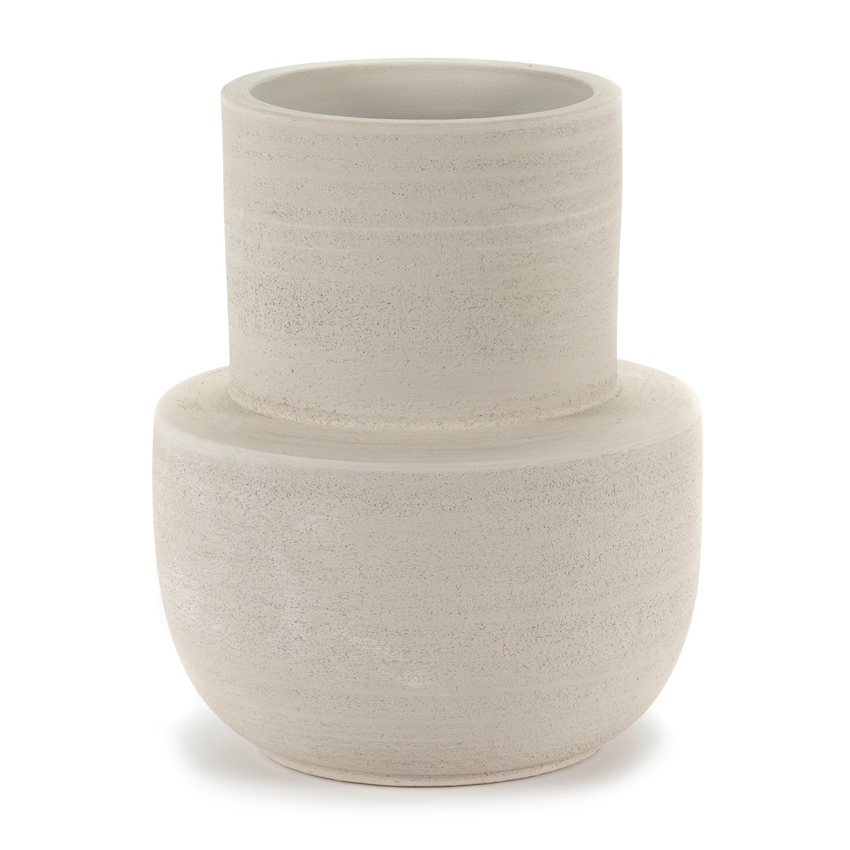 Serax Volumes vase M Ø25 cm Beige