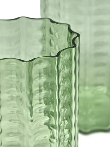 Waves 05 vase Ø16x35 cm - Green-clear - Serax