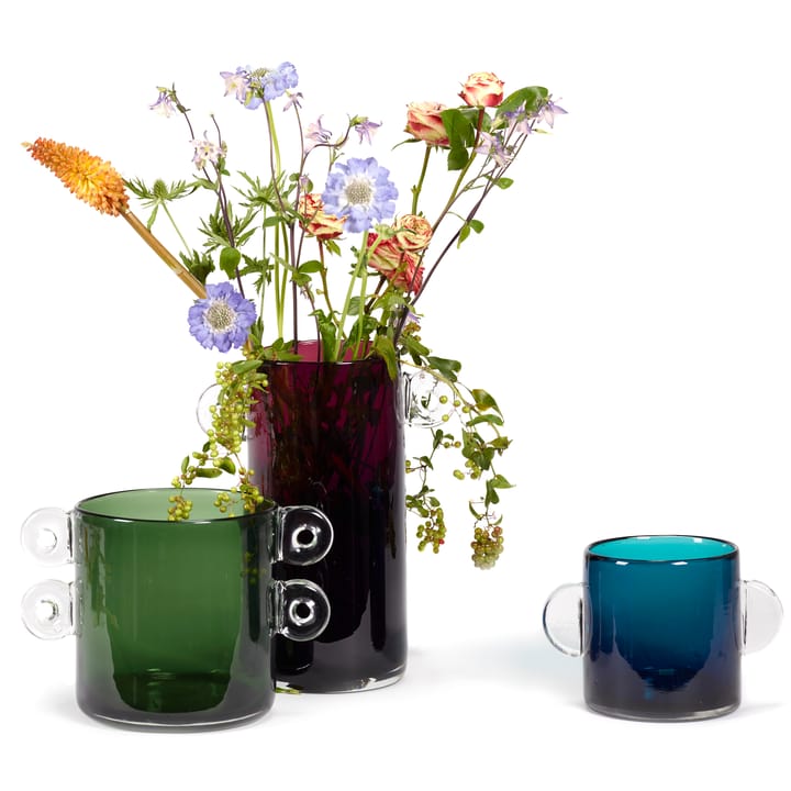 Wind & Fire vase med hank 31 cm, Aubergine Serax