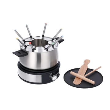 Severin FO 2471 kombi fondue/crepes - Rustfrit stål - Severin