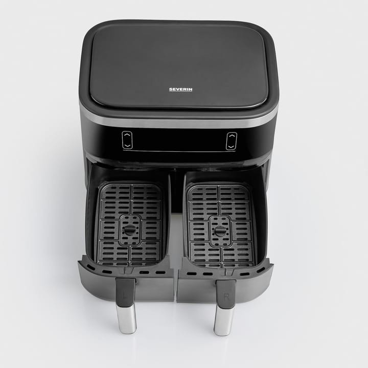 Severin FR 2453 airfryer dobbelt 2x4 L, Sort Severin