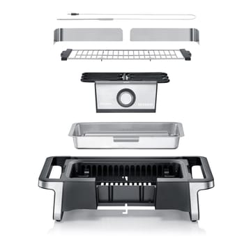 Severin PG 8113 Senoa Boost elektrisk grill - Sort - Severin