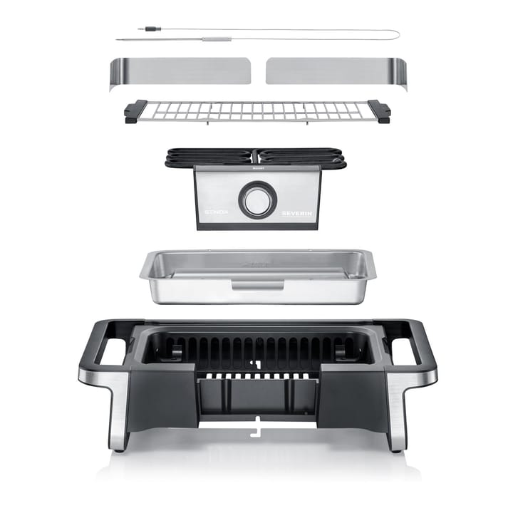 Severin PG 8113 Senoa Boost elektrisk grill, Sort Severin