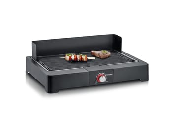 Severin PG 8567 elektrisk grill med grillplade - Sort - Severin