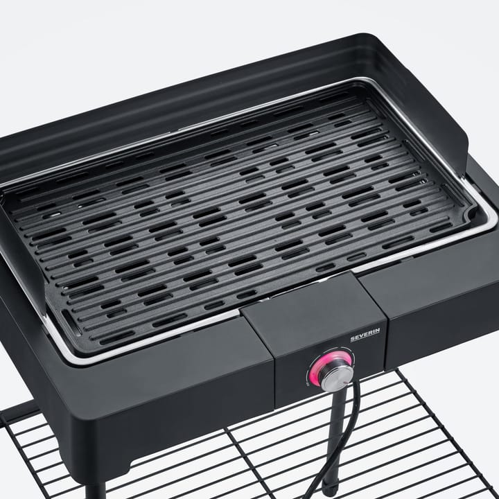 Severin PG 8568 elektrisk grill med stativ og grillplade, Sort Severin