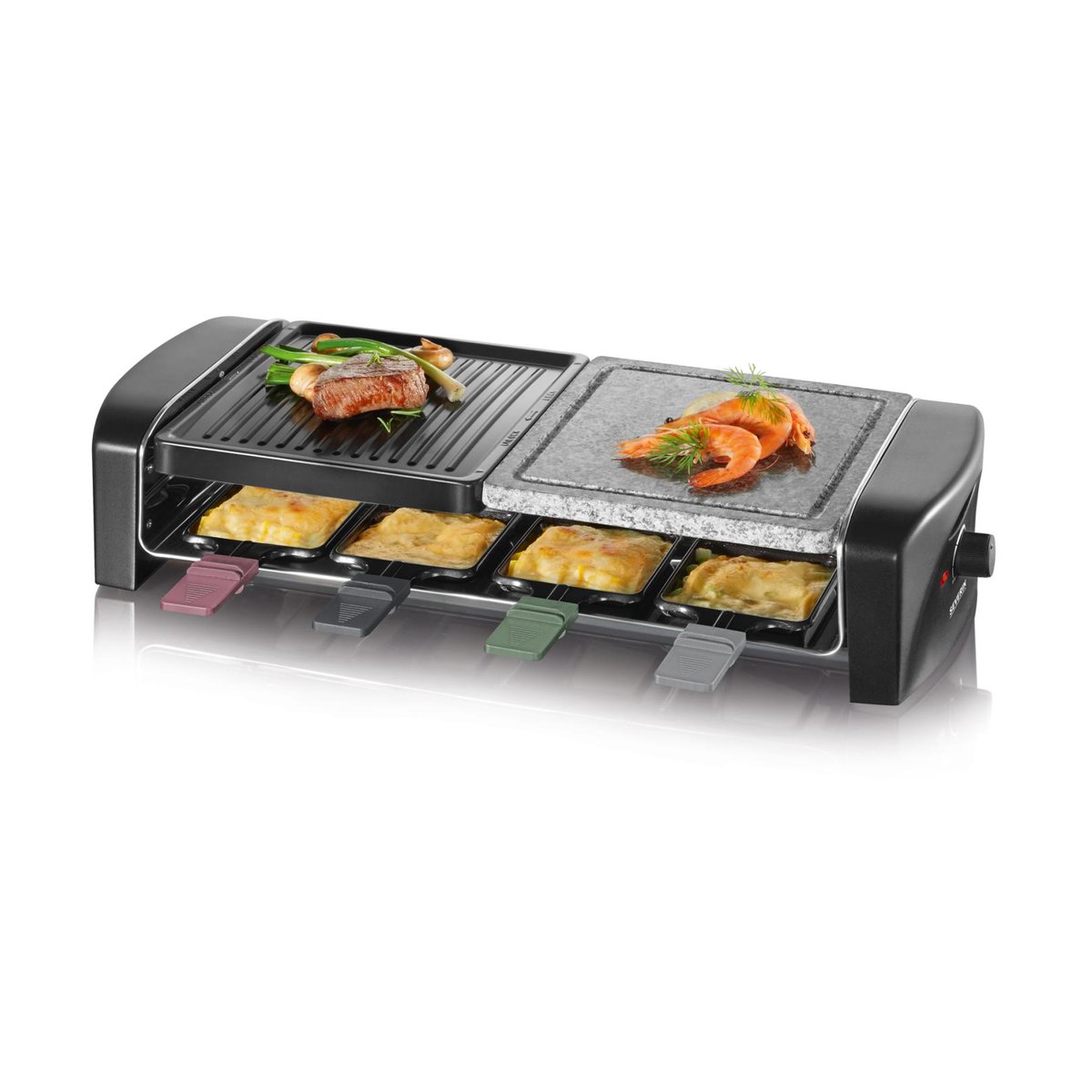 Severin Severin RG 9645 raclette kombi basic Sort