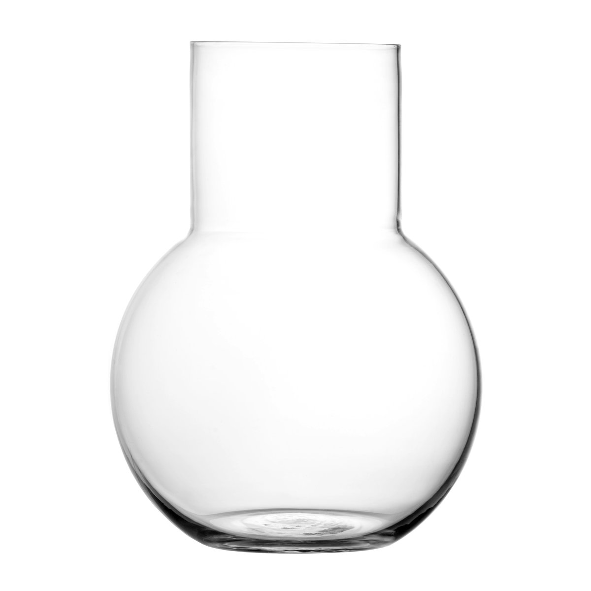 Skrufs Glasbruk Pallo vase Klar 20 cm