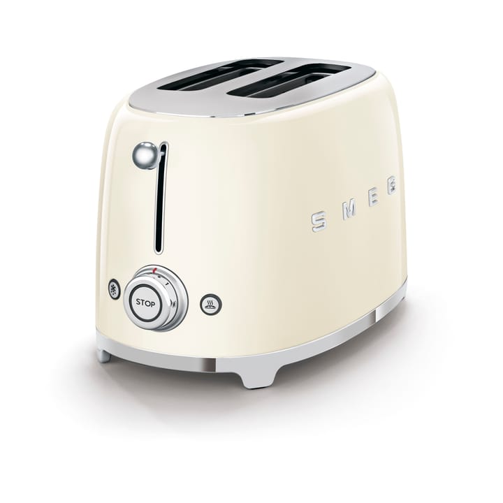 Smeg 50's Style brødrister 2 skiver, Crème hvid Smeg