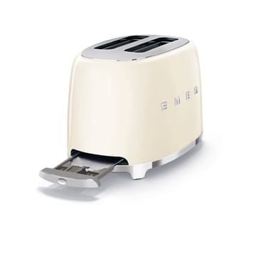 Smeg 50's Style brødrister 2 skiver - Crème hvid - Smeg