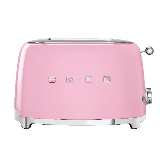 Smeg Smeg 50’s Style brødrister 2 skiver Lyserød