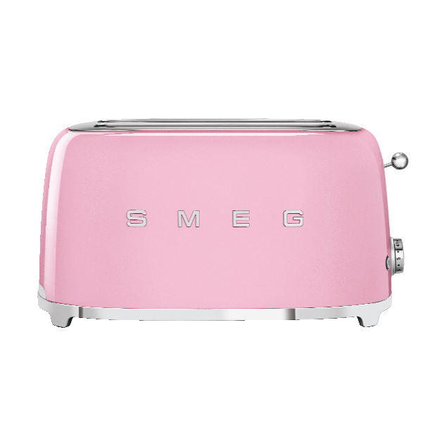 Smeg 50's Style brødrister 4x2 skiver - Lyserød - Smeg