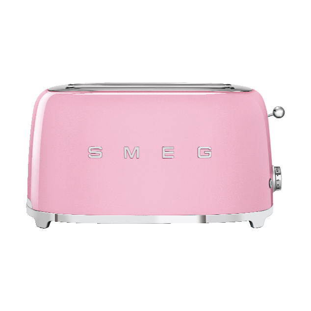 Smeg Smeg 50’s Style brødrister 4×2 skiver Lyserød