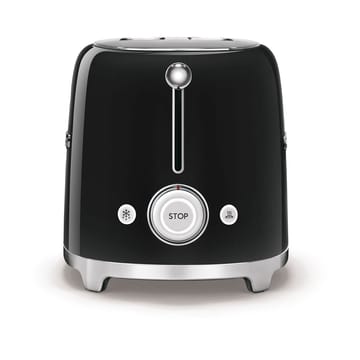 Smeg 50's Style brødrister 4x2 skiver - Sort - Smeg