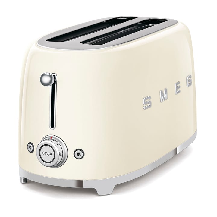 Smeg 50's Style brødrister 4x4 skiver, Créme hvid Smeg