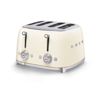 Smeg 50's Style brødrister 4x4 skiver - Crème hvid - Smeg