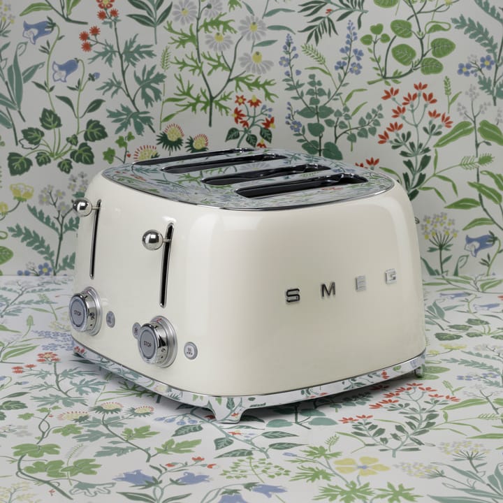 Smeg 50's Style brødrister 4x4 skiver, Crème hvid Smeg