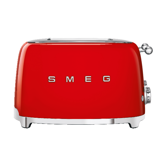 Smeg 50's Style brødrister 4x4 skiver, Rød Smeg