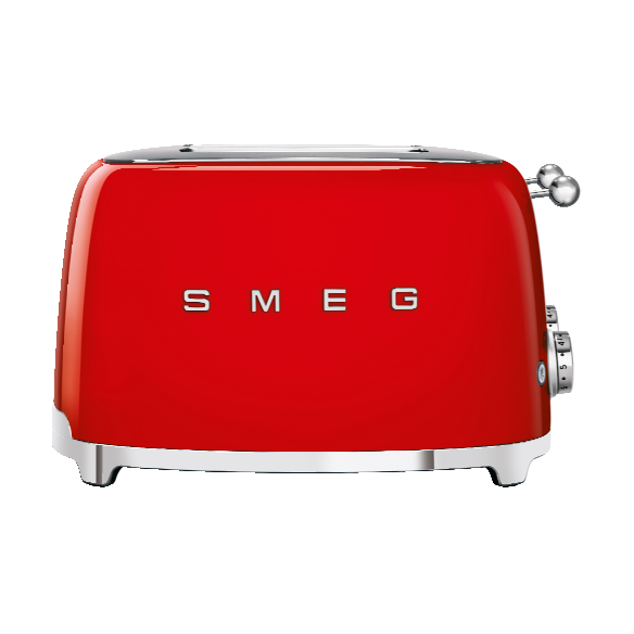 Smeg Smeg 50’s Style brødrister 4×4 skiver Rød