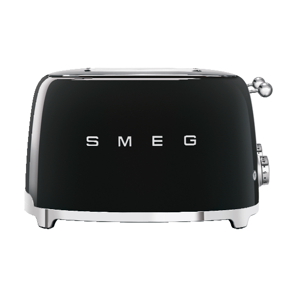 Smeg 50's Style brødrister 4x4 skiver, Sort Smeg