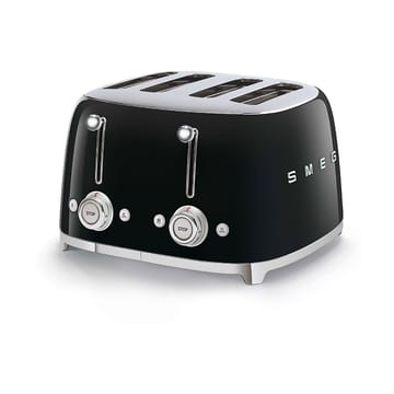 Smeg 50's Style brødrister 4x4 skiver - Sort - Smeg