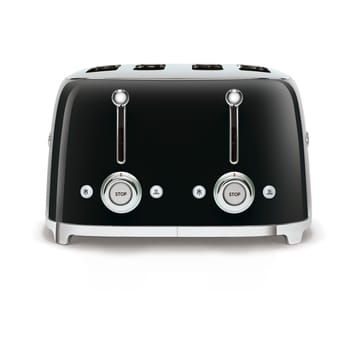 Smeg 50's Style brødrister 4x4 skiver - Sort - Smeg