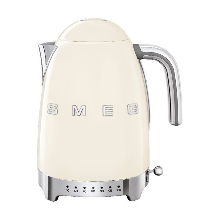 Smeg 50's Style elkedel med variabel temperatur 1,7 L - Créme hvid - Smeg