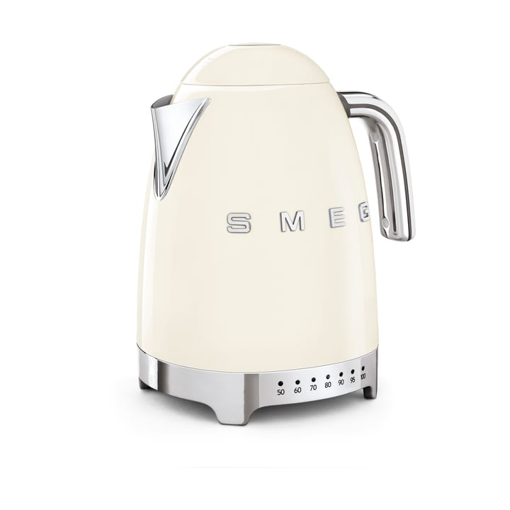 Smeg 50's Style elkedel med variabel temperatur 1,7 L, Créme hvid Smeg