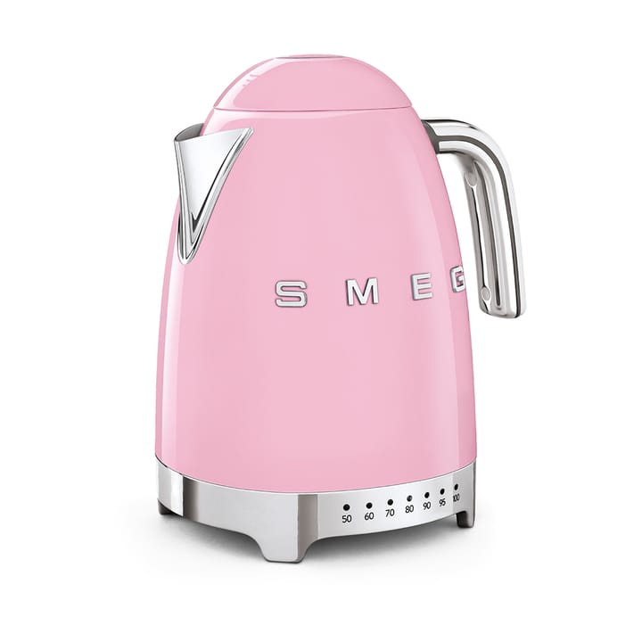 Smeg 50's Style elkedel med variabel temperatur 1,7 L, Lyserød Smeg