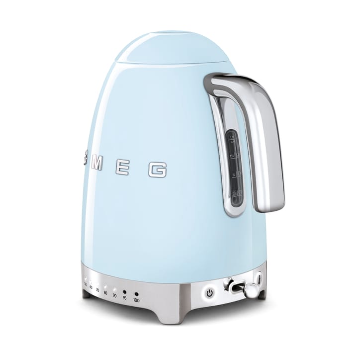 Smeg 50's Style elkedel med variabel temperatur 1,7 L, Pastelblå Smeg