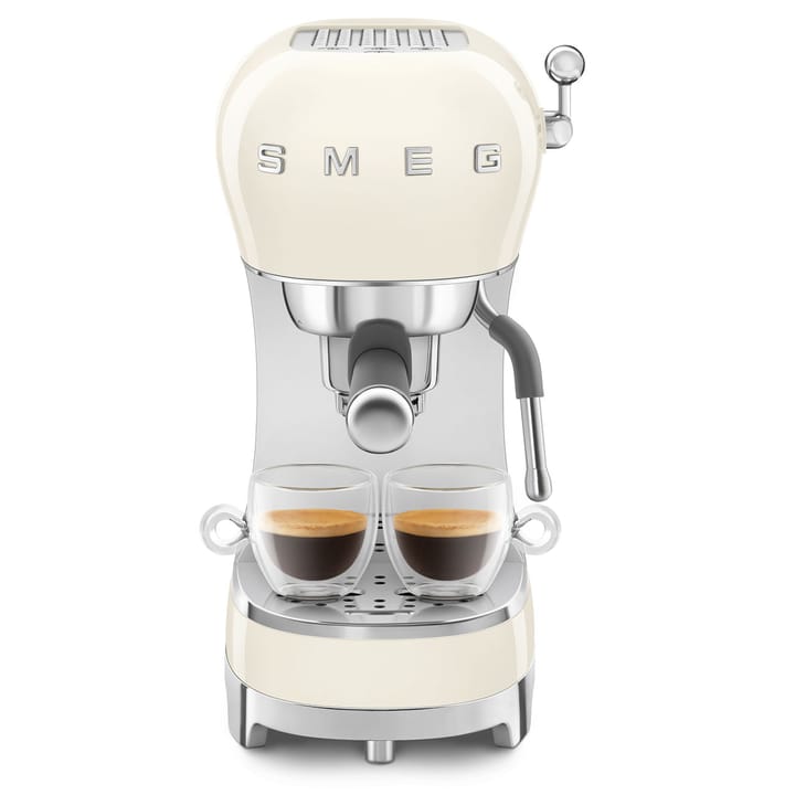 Smeg 50's Style espressomaskine, Crème hvid Smeg