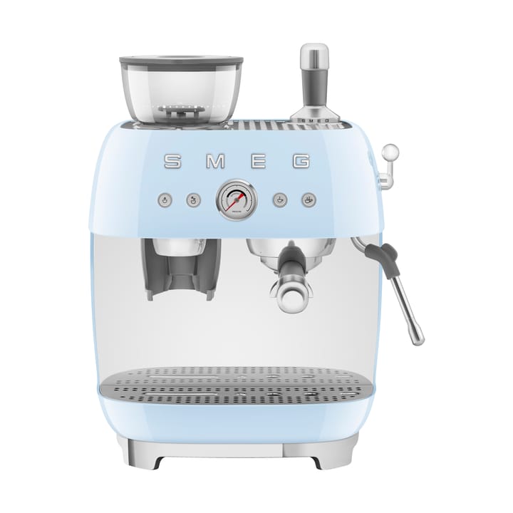 Smeg 50's Style espressomaskine med kaffekværn - Pastelblå - Smeg