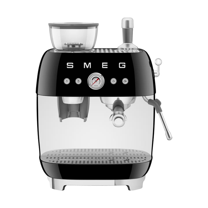 Smeg 50's Style espressomaskine med kaffekværn - Sort - Smeg