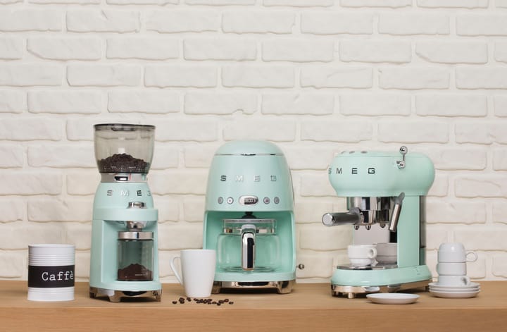 Smeg 50's Style kaffekværn med genanvendet materiale, Pastelgrøn Smeg