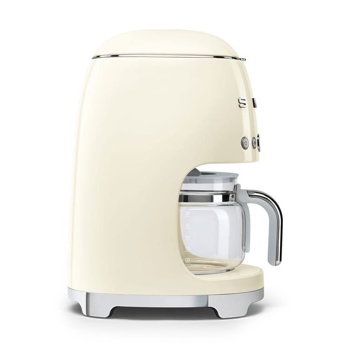 Smeg 50's Style kaffemaskine 10 kopper, Crème hvid Smeg