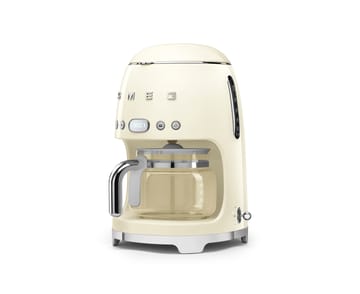 Smeg 50's Style kaffemaskine 10 kopper - Crème hvid - Smeg