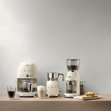 Smeg 50's Style kaffemaskine 10 kopper - Crème hvid - Smeg