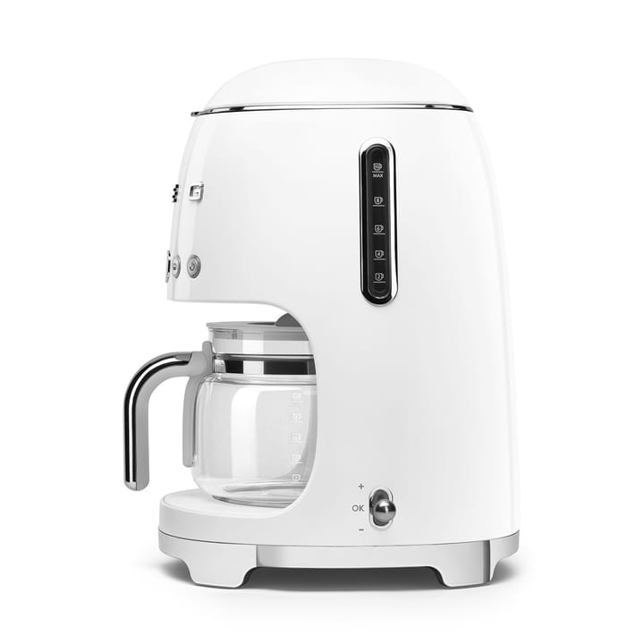 Smeg 50's Style kaffemaskine 10 kopper, Hvid Smeg