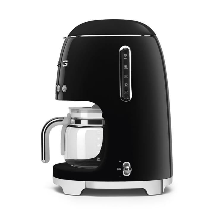 Smeg 50's Style kaffemaskine 10 kopper, Sort Smeg