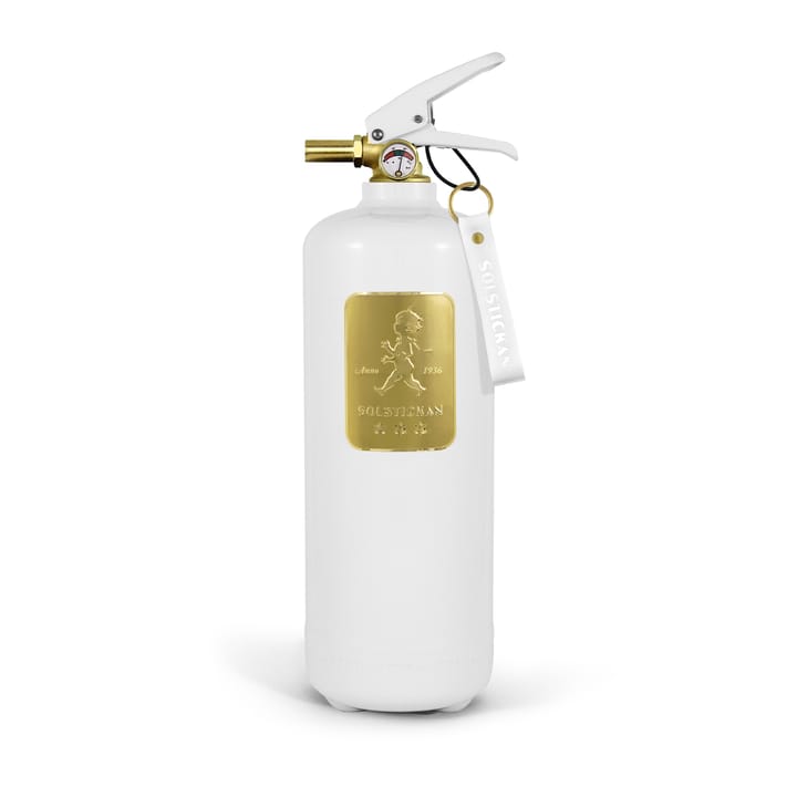 Solstickan brandslukker 2 kg, Hvid/Guld Solstickan Design