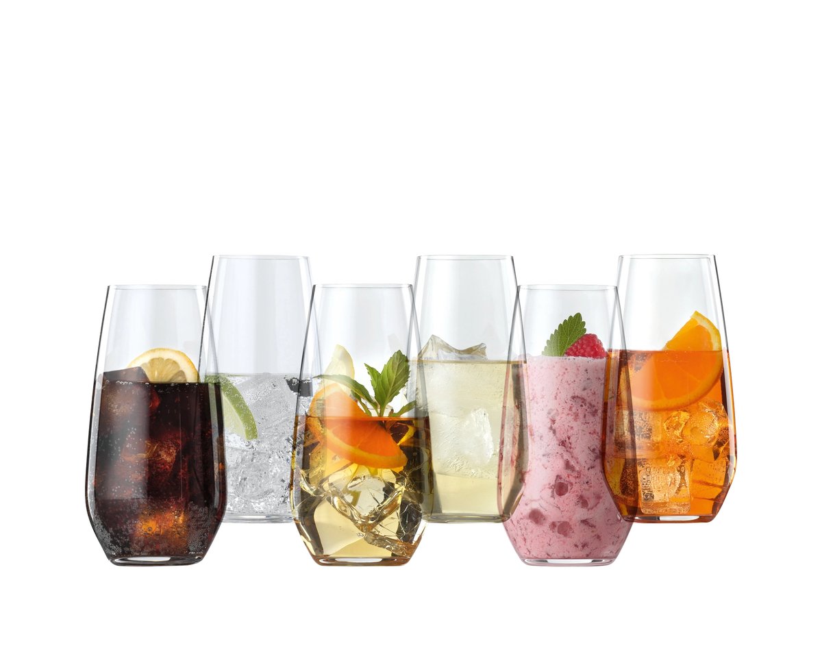 Spiegelau Authentis Casual summerdrinks glas 6-pak 55 cl Klar