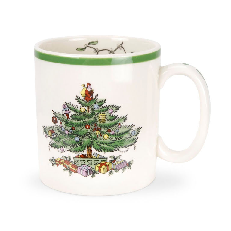 Spode Christmas Tree krus 22 cl White-green-red