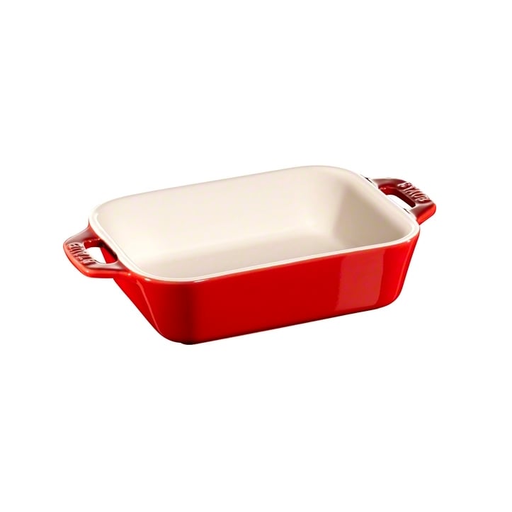 STAUB Staub rektangulær ovnform 14×11 cm Rød