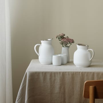 Amphora låg til termokande - Soft white/Silver - Stelton