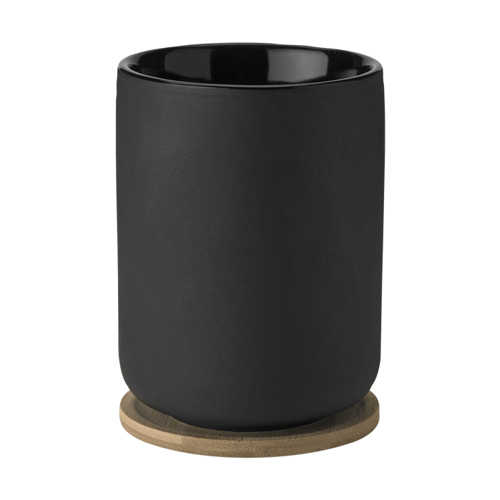 Theo termokrus med underlag 25 cl, Black Stelton