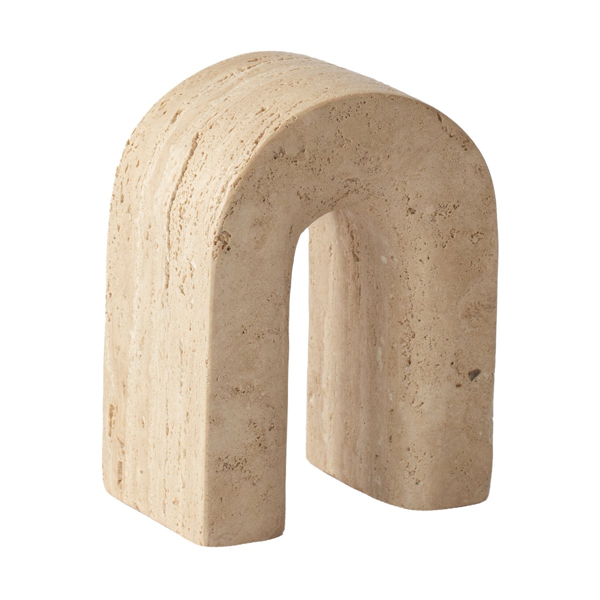 Tell Me More Travertine bogstøtte 15 cm