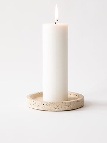 Travertine fad - Ø15 cm - Tell Me More